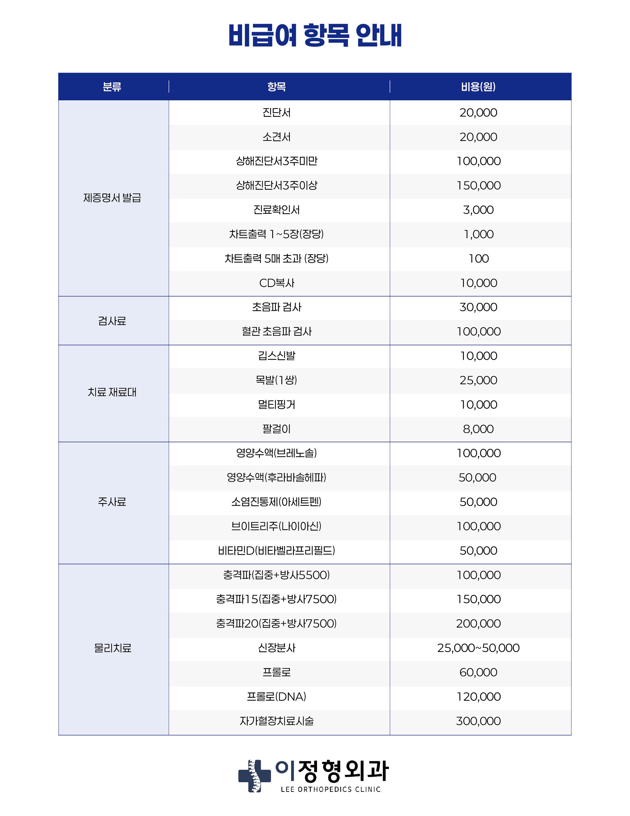 비급여항목